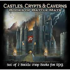 Battle Map Books: Castles, Crypts And Caverns 2 Book Set