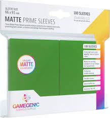 UNIT Gamegenic Matte Prime Sleeves Green (100 ct.)