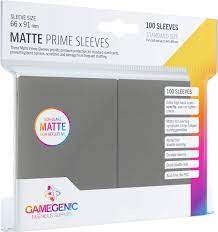 UNIT Gamegenic Matte Prime Sleeves Dark Grey (100 ct.)
