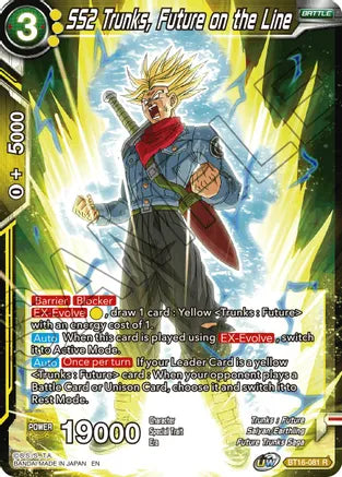 SS2 Trunks, Future on the Line (BT16-081) [Realm of the Gods]