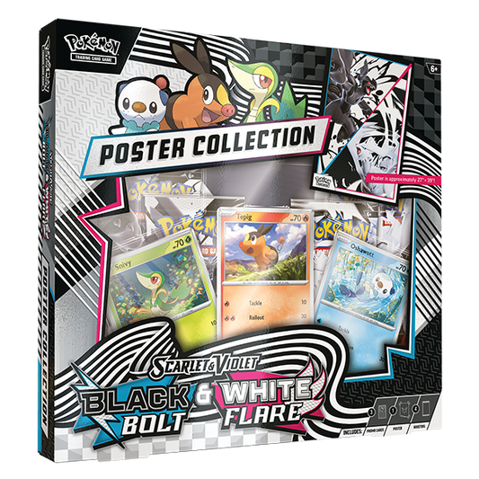 WEBSTORE Pokémon TCG: Scarlet & Violet 10.5 - Black Bolt & White Flare Unova Poster Collection