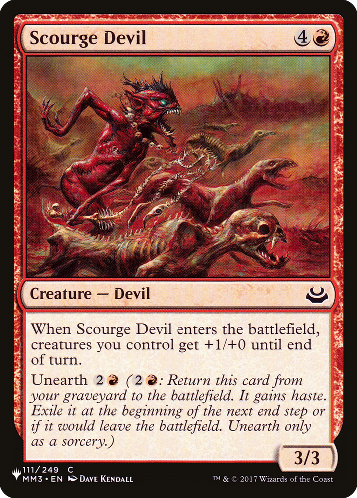 Scourge Devil [The List]