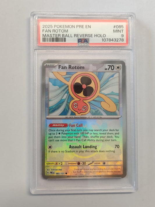 Fan Rotom (Masterball Foil) PRE085 ENGLISH PSA-9
