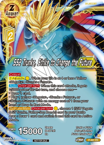 SS2 Trunks, Strike to Change the Future (Z03 Dash Pack) (P-467) [Promotion Cards]