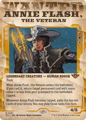 Annie Flash, the Veteran (Showcase) [Outlaws of Thunder Junction]