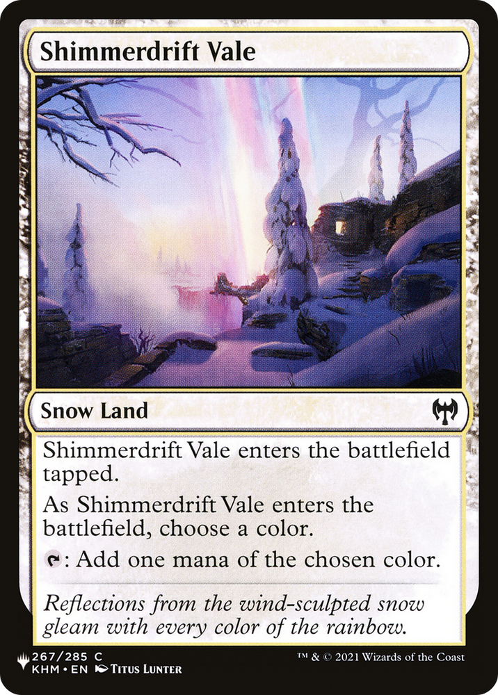 Shimmerdrift Vale [The List]