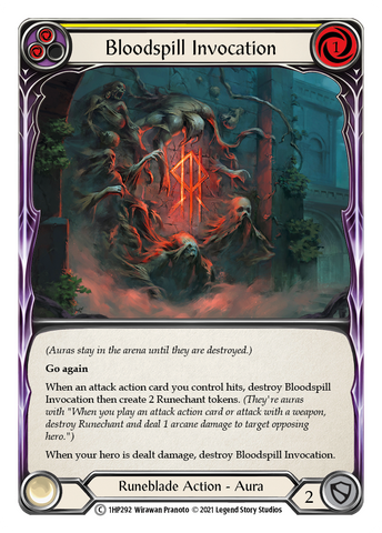 Bloodspill Invocation (Yellow) [1HP292] (History Pack 1)