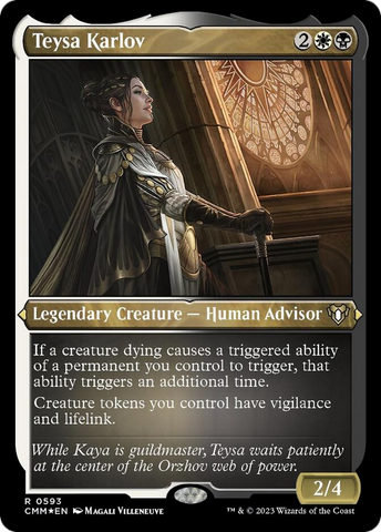 Teysa Karlov (Foil Etched) [Commander Masters]