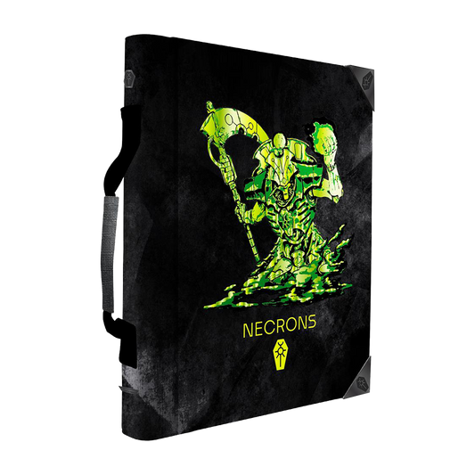 Warhammer 40,000: Necron Codex Aligned Codex Book Folio - Debossed & Printed (Pre-Order)