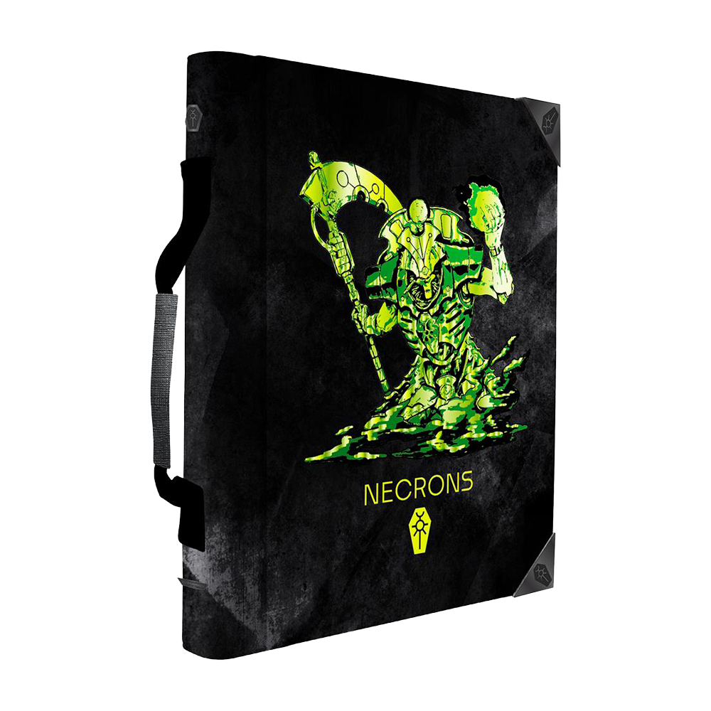 Warhammer 40,000: Necron Codex Aligned Codex Book Folio - Debossed & Printed (Pre-Order)