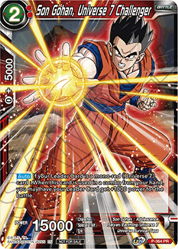 Son Gohan, Universe 7 Challenger (Unison Warrior Series Boost Tournament Pack Vol. 7) (P-364) [Tournament Promotion Cards]