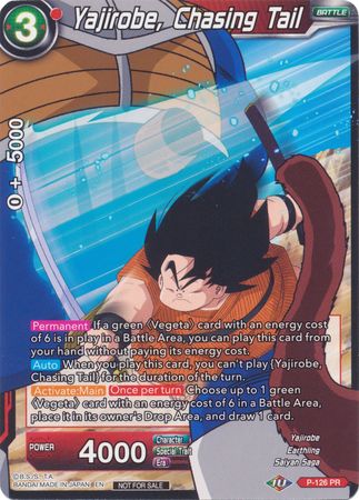 Yajirobe, Chasing Tail (Shop Tournament: Assault of Saiyans) (P-126) [Promotion Cards]