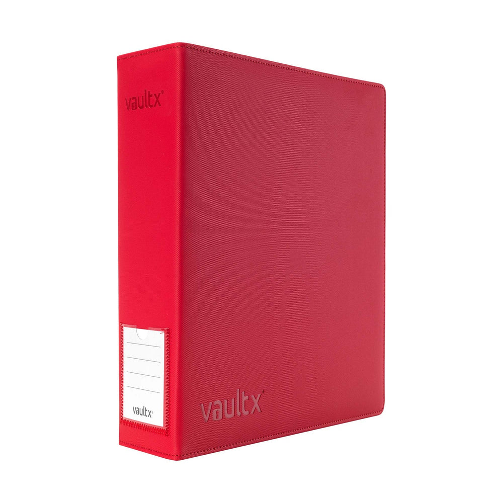 Vault X Large Exo-Tec® Ring Binder Fire Red