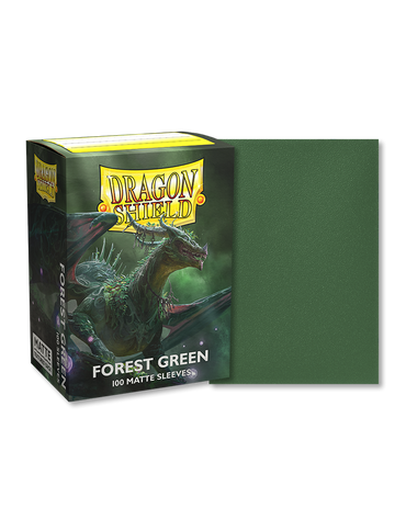 Dragon Shield Matte Forest Green Standard Sleeves (100)