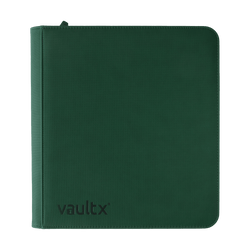 Vault X 12-Pocket Exo-Tec® Zip Binder XL Forest Green