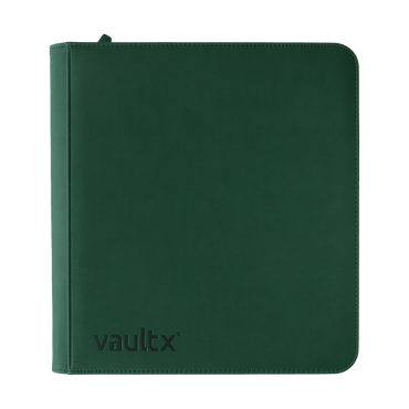 Vault X 12-Pocket Exo-Tec® Zip Binder XL Forest Green