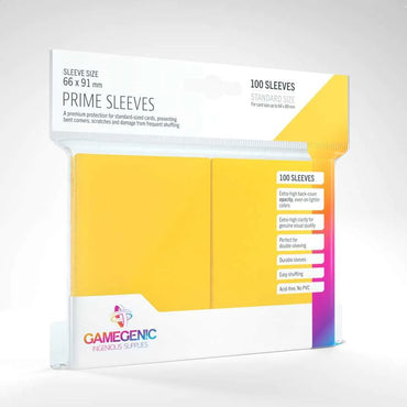 Gamegenic Prime Sleeves Yellow (100 ct.)