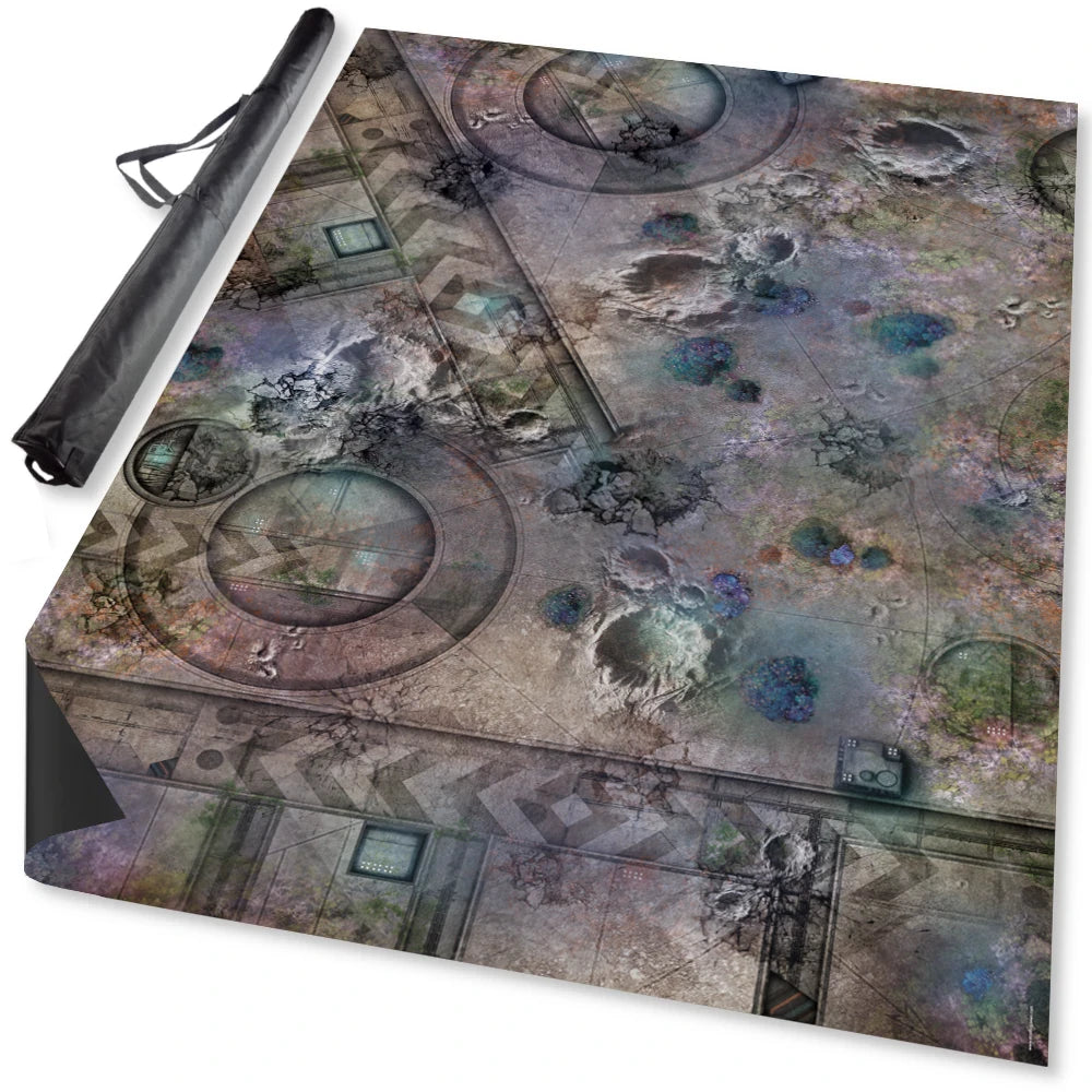 Kings of War : 6ft x 4ft Grim Battlefield Neoprene Gaming Mat