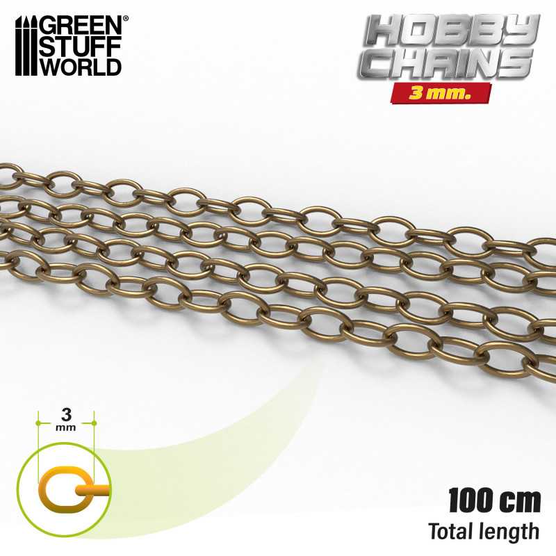 Green Stuff World Hobby chain 3 mm