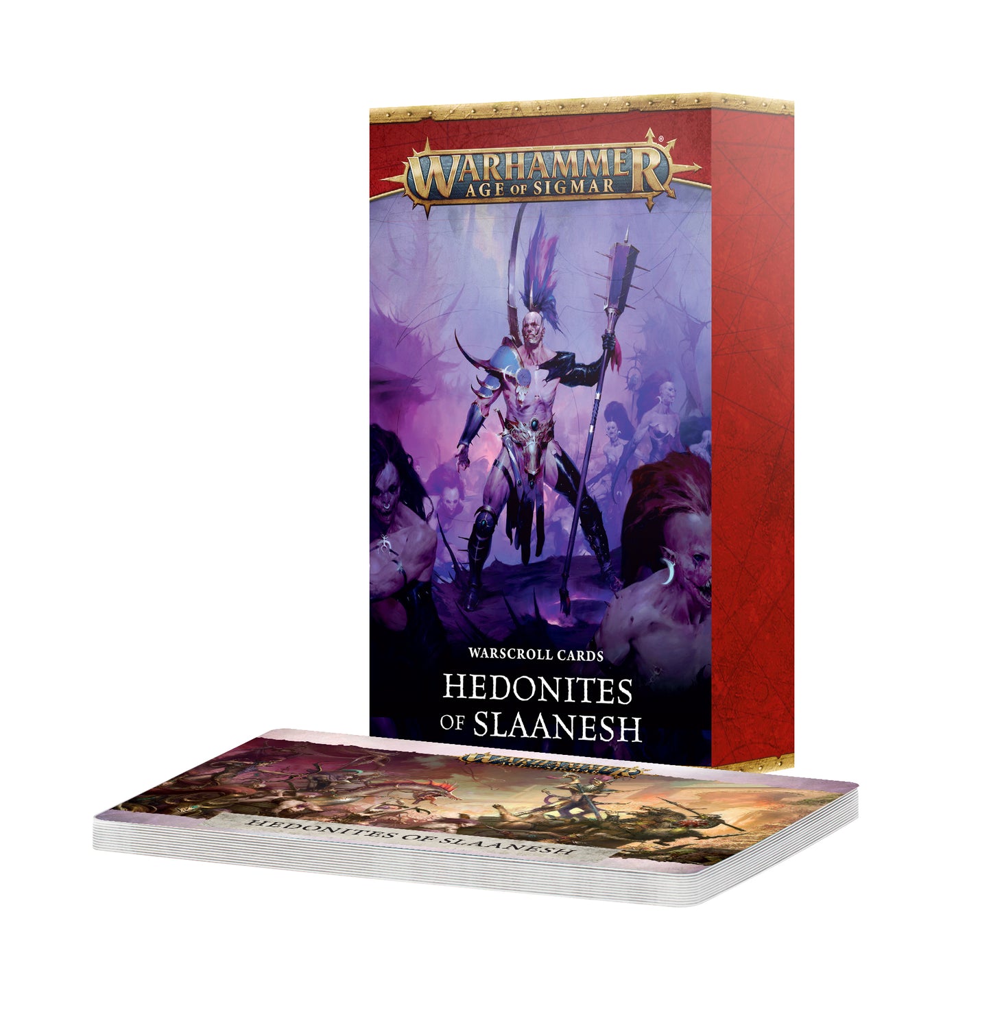 WARSCROLL CARDS: HEDONITES OF SLAANESH (ENG) (Pre-Order)