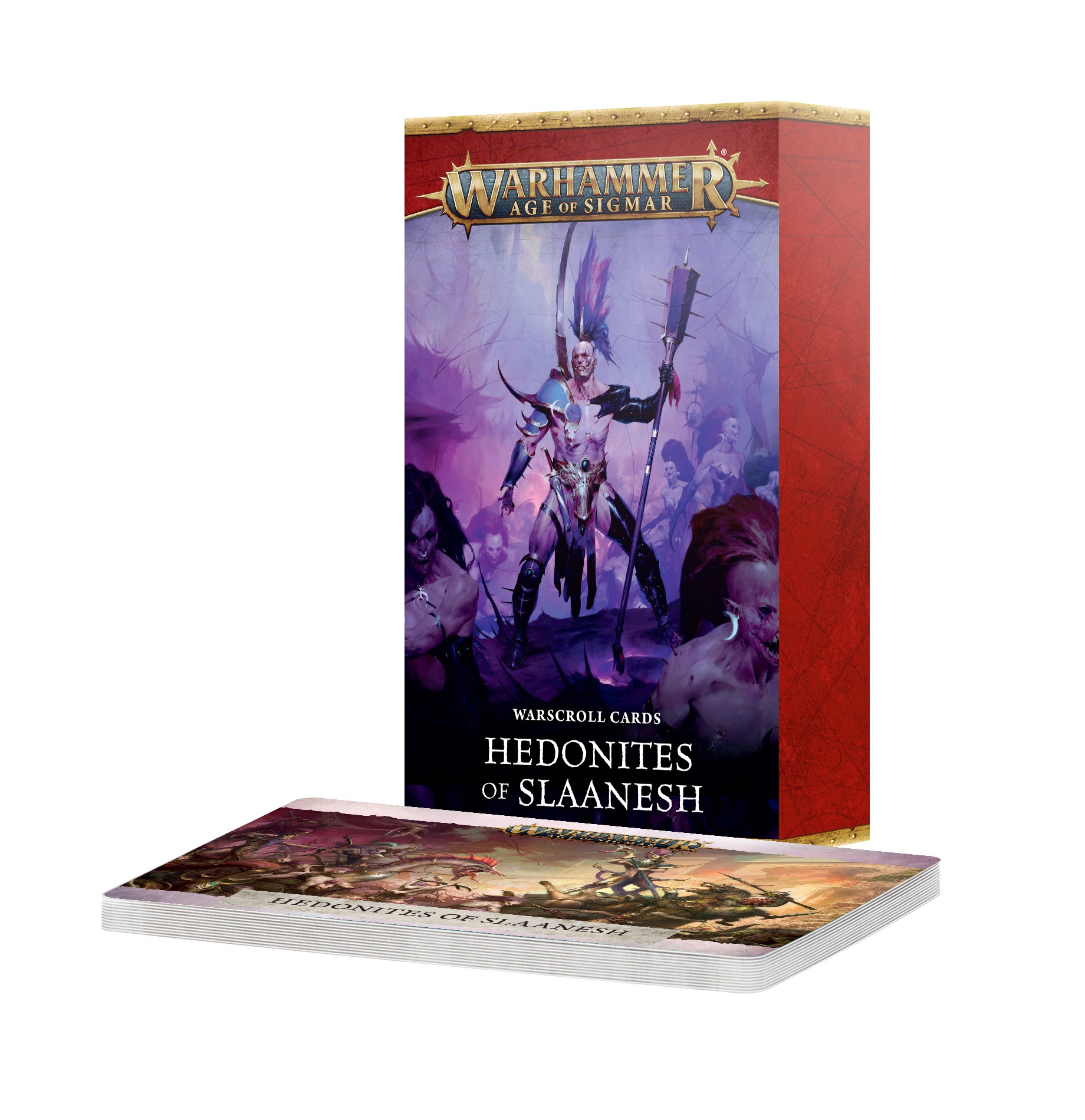 WARSCROLL CARDS: HEDONITES OF SLAANESH (ENG) (Pre-Order)