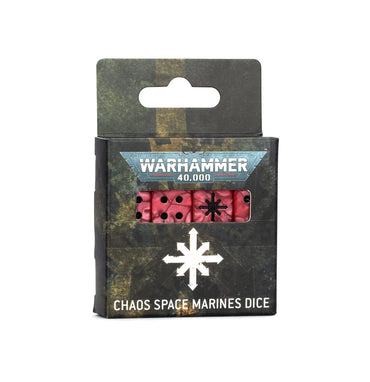 WARHAMMER 40000:  CHAOS SPACE MARINES DICE (Pre-Order)