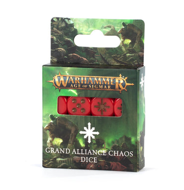 AGE OF SIGMAR: GRAND ALLIANCE CHAOS DICE (Pre-Order)