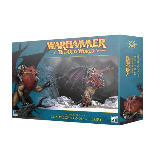 THE OLD WORLD: WARRIORS OF CHAOS: LORD ON MANTICORE