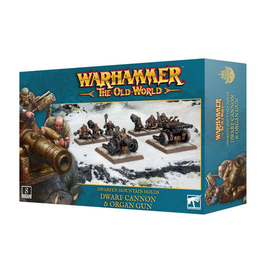 THE OLD WORLD: DWARFEN MOUNTAIN HOLDS: DWARF CANNON & ORGAN GUN