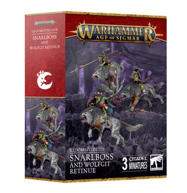 GLOOMSPITE GITZ:  SNARLBOSS & WOLFGIT RETINUE