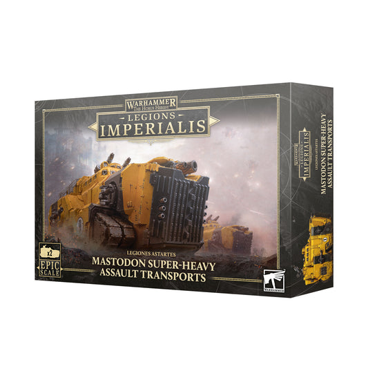 LEGIONS IMPERIALIS: MASTODON SUPER-HEAVY ASSAULT TRANSPORTS (Pre-Order)