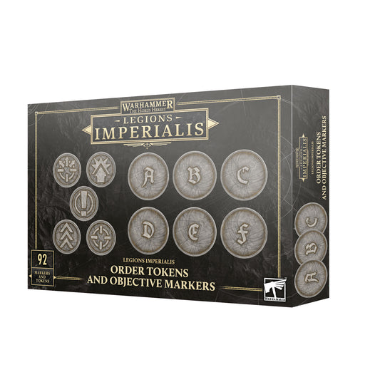 LEGIONS IMPERIALIS: ORDER TOKENS AND OBJECTIVES MARKERS (Pre-Order)