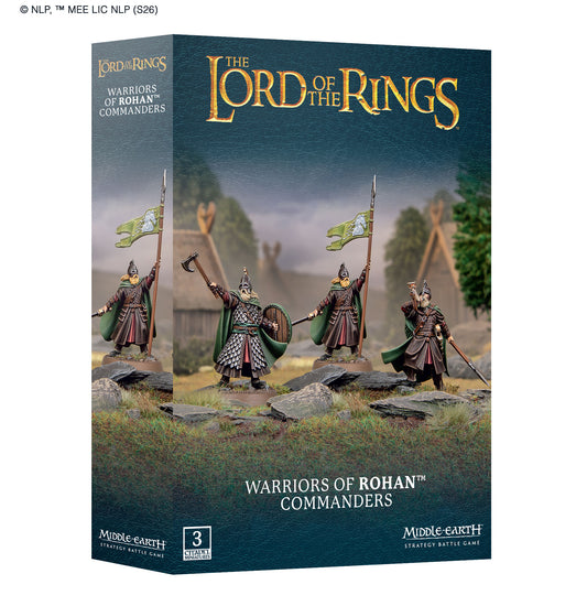 MIDDLE-EARTH SBG: WARRIORS OF ROHAN COMMANDERS (Pre-Order)