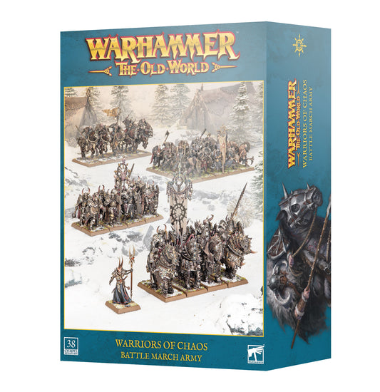THE OLD WORLD: WARRIORS OF CHAOS: BATTLE MARCH ARMY (Pre-Order)
