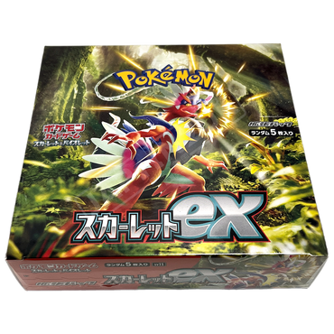 Japanese Pokemon TCG Scarlet Violet Scarlet EX SV1S Sealed Booster Box