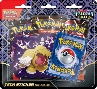 Pokemon TCG: Scarlet & Violet 4.5 Paldean Fates Tech Sticker Box - Greavard