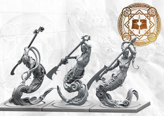 Sorcerer Kings: Steelheart Djinn with Polearms - Conquest