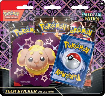 Pokemon TCG: Scarlet & Violet 4.5 Paldean Fates Tech Sticker Box - Fidough
