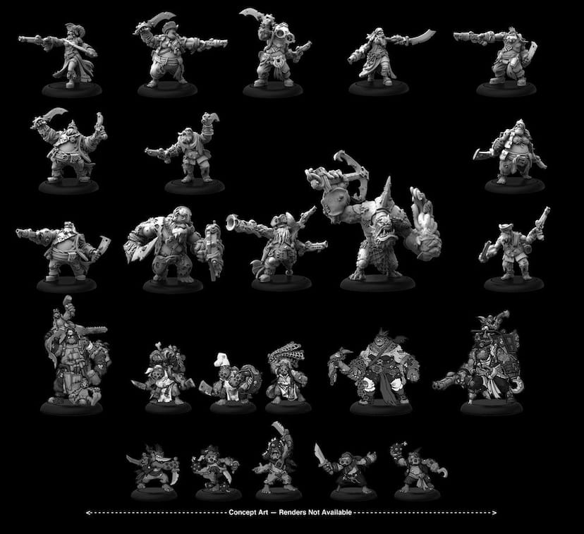 Warmachine - Brineblood Marauders Core Army Starter