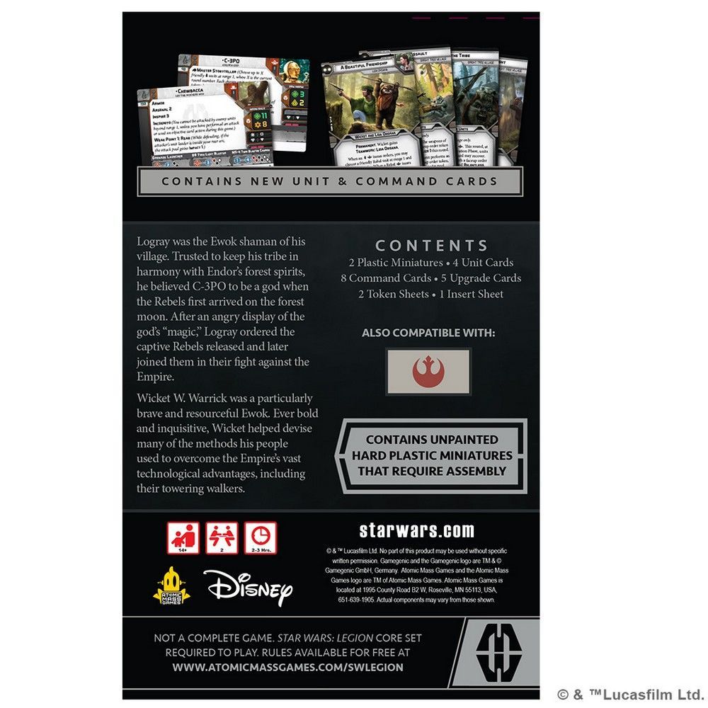 Logray & Wicket Commander Expansion: Star Wars Legion