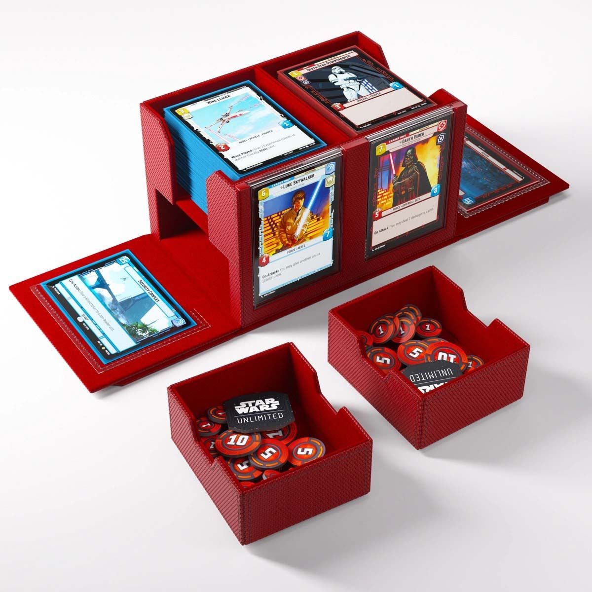Gamegenic Star Wars: Unlimited Double Deck Pod - Red