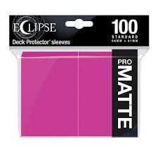 Ultra Pro Eclipse Matte Standard Card Sleeves: Hot Pink (100)