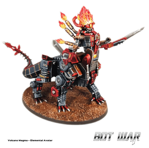 Bot War - Immolators – Volcano Magma – Avatar of Fire