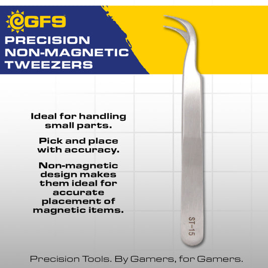 Precision Non-Magnetic Tweezers (x1) Gale Force 9