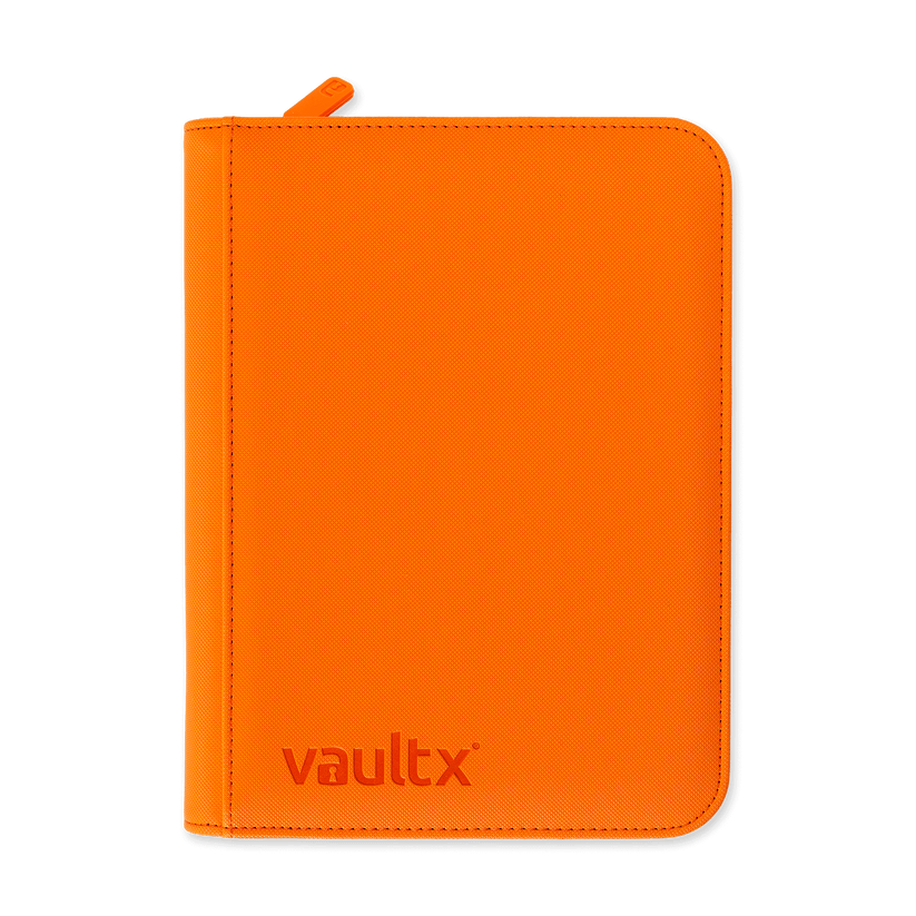 4-Pocket Exo-Tec Zip Binder Just Orange