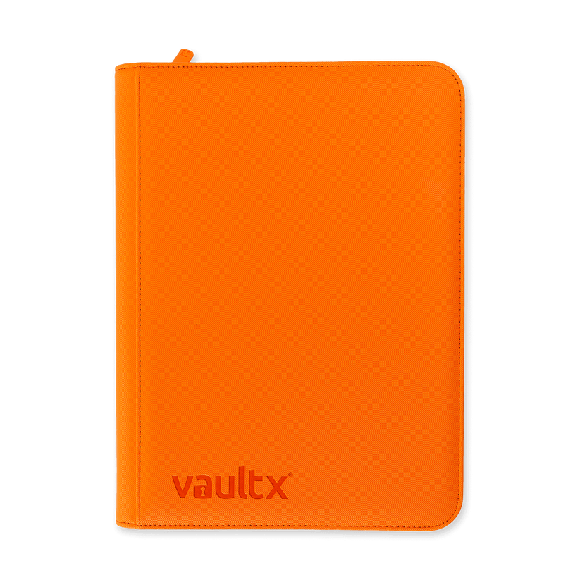 9-Pocket Exo-Tec Zip Binder Just Orange
