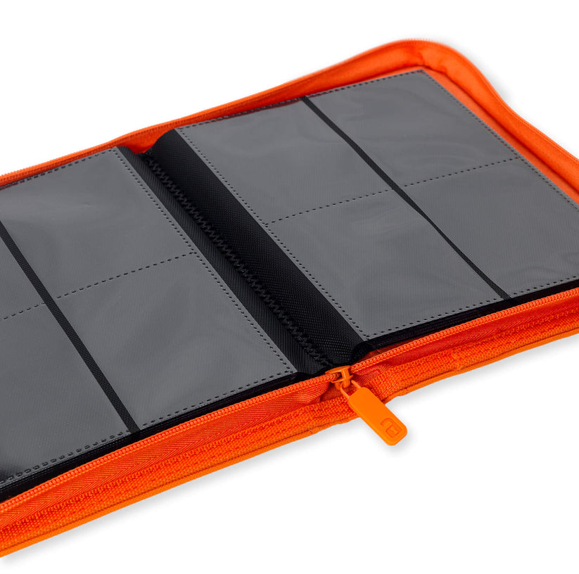 Vault X 4-Pocket Exo-Tec Zip Binder Just Orange