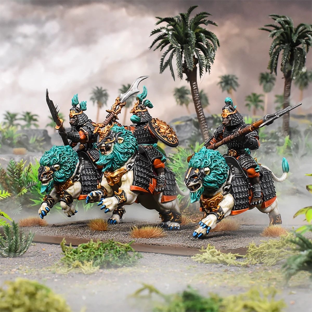 Kings of War : Xirkaali Lionsnarl Cavalry Regiment