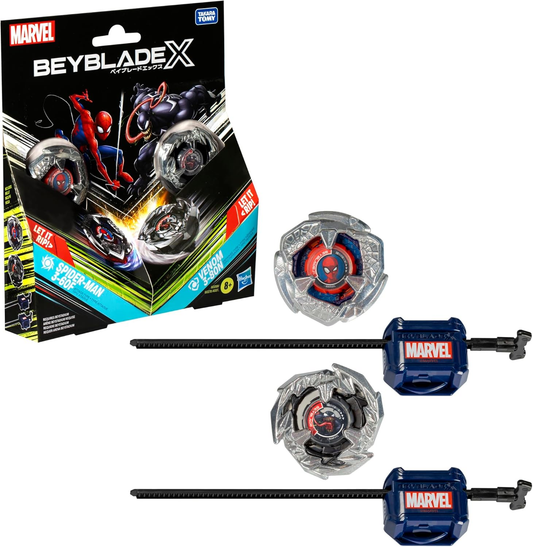 Beyblade X – Spider-Man 3-60F / Venom 3-80N Marvel