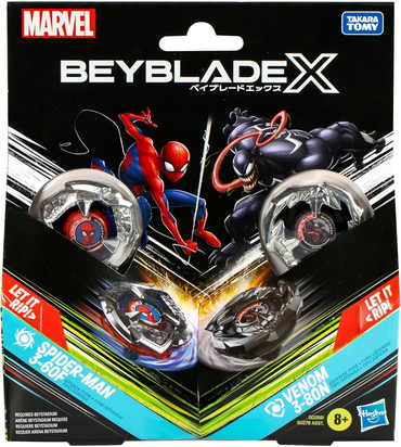 Beyblade X – Spider-Man / Venom Marvel (Pre-Order)